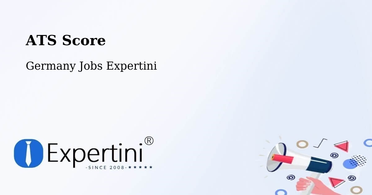 Resume ATS Score & Job Description Match Tool – Süplingen - Germany Jobs Expertini